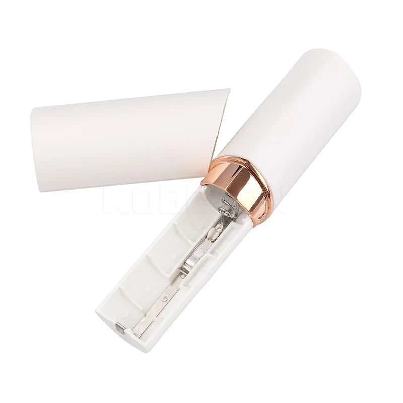 Facial Hair Remover for Women - as Seen on TV Painless Face Shaver - Electric Hair Removal Device for Face Lips Peach Fuzz