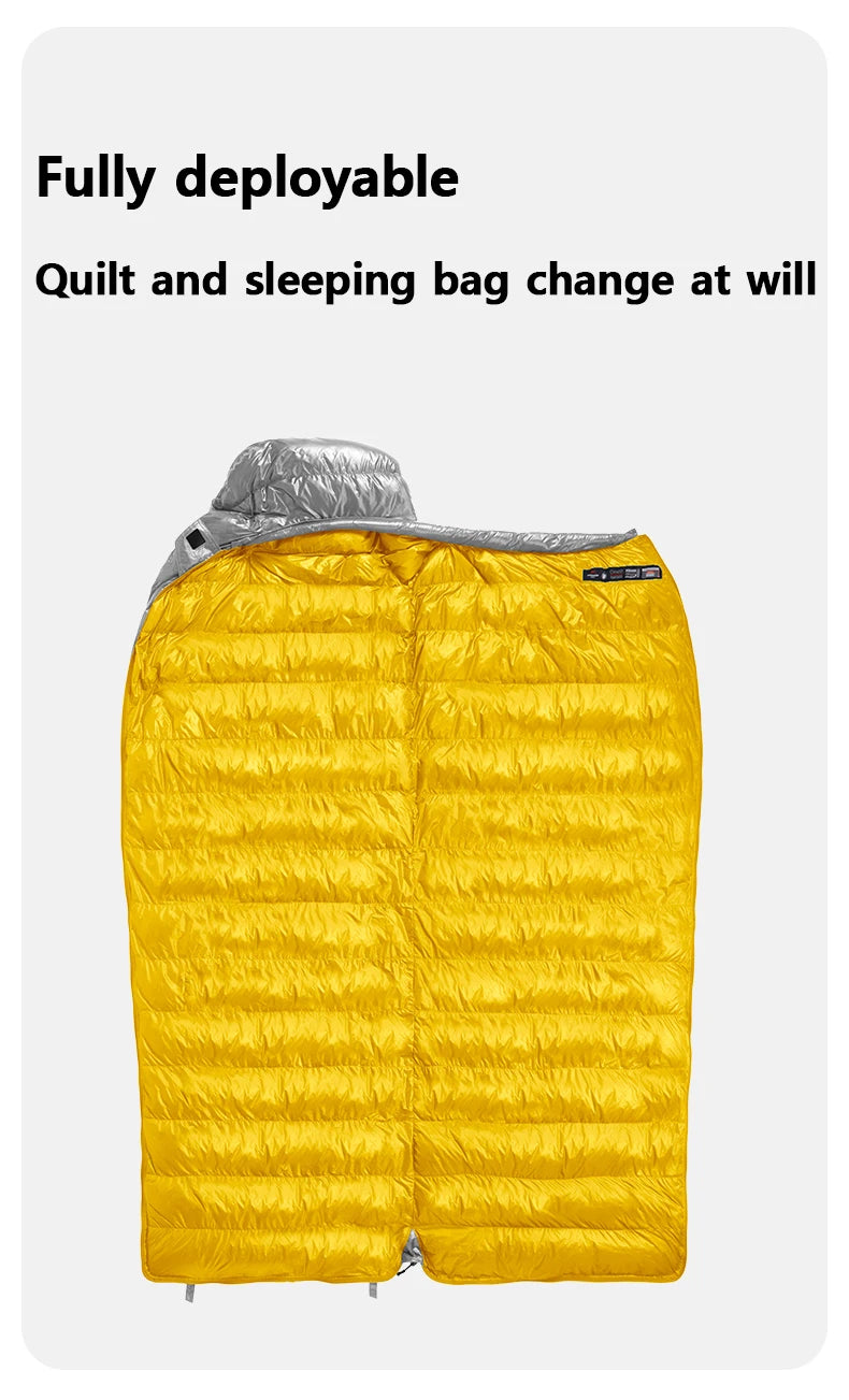 Naturehike Duck Down Sleeping Bag CW400 CW700 Adult Outdoor Camping Winter Thickened Cold Lightweight Sleeping Bag