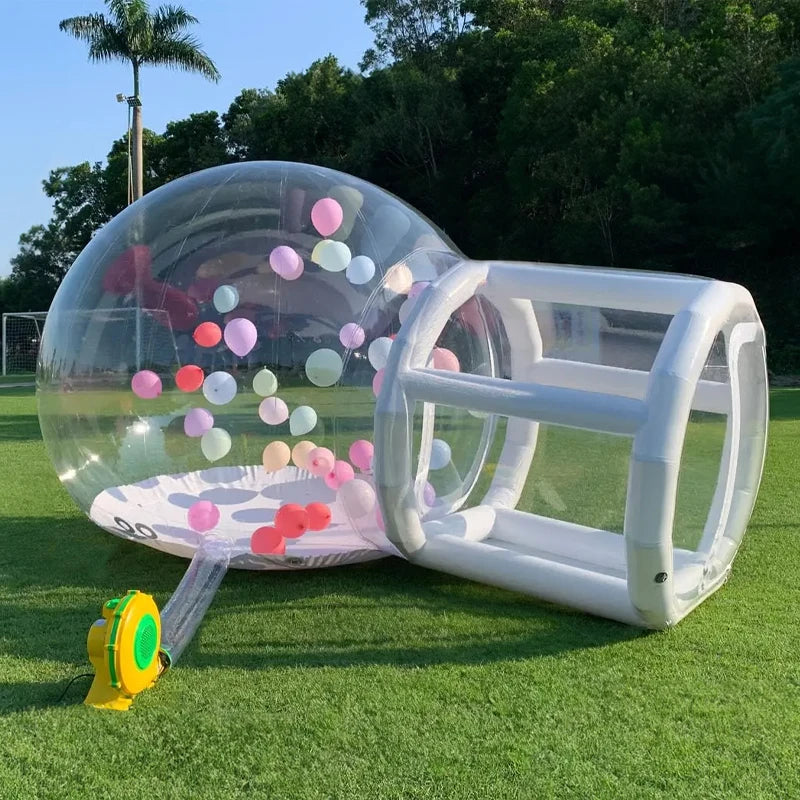 Inflatable bubble house, inflatable trampoline, white inflatable castle, inflatable trampoline toy, free shipping to Brazil