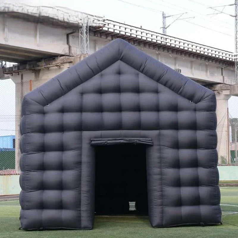 Cube Nightclub Inflatable  Tent Portable Disco Light Nightclub Tent Party Pavilion Square Gazebo House for Outdoor Events